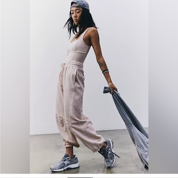 FP Movement by Free People Pants - Free People Movement Inbound Onesie Cashmere NWT Size M $128 MSRP